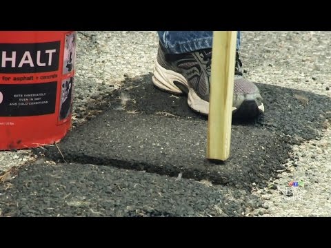 Will DIY driveway repair kits pave the way through winter? - YouTube