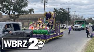 Franklin Mardi Gras parade rolls through town