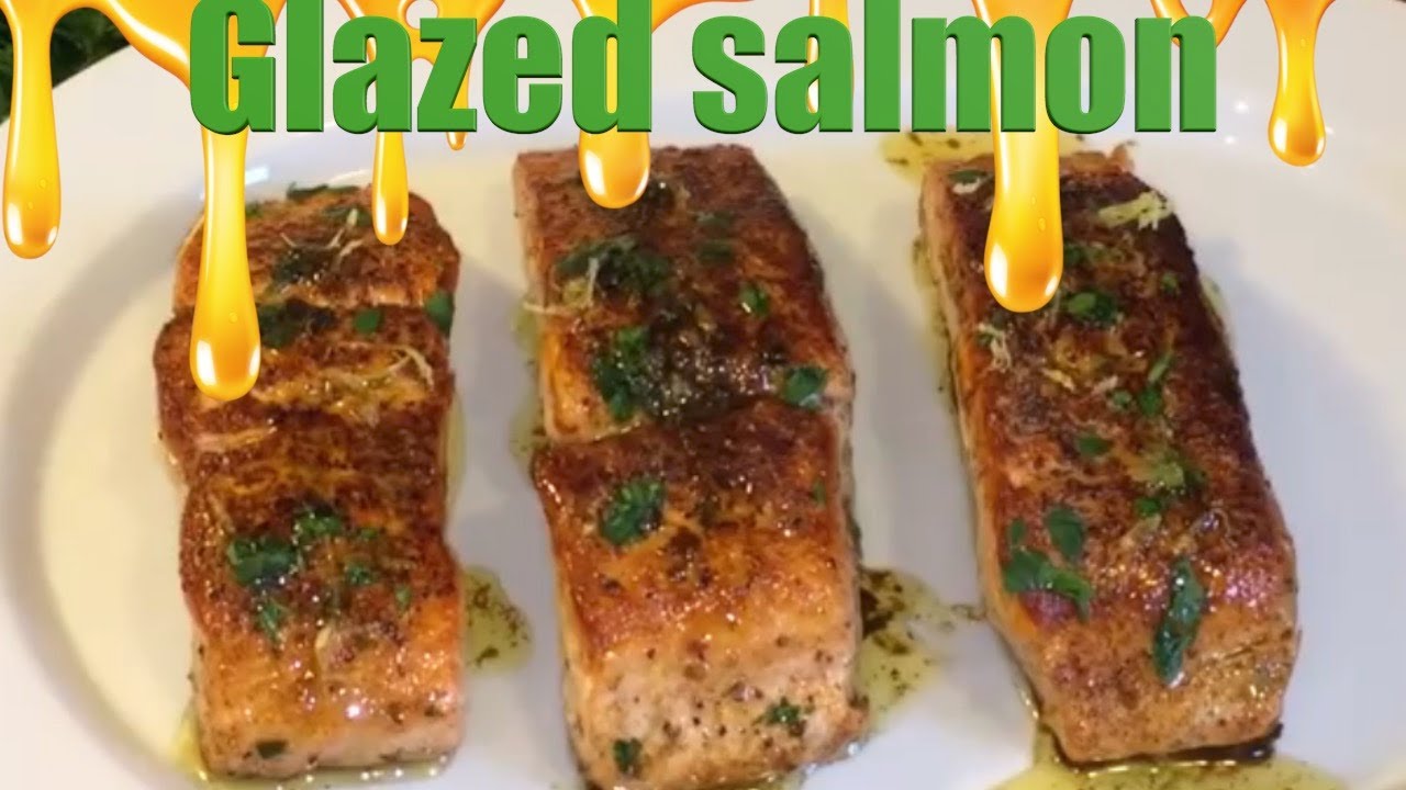 How to make Salmon Glazed with Brown butter lemon sauce - YouTube