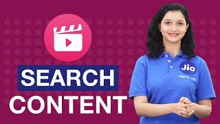 Jio Cinema - How to search any content on Jio Cinema(Hindi) | Reliance Jio