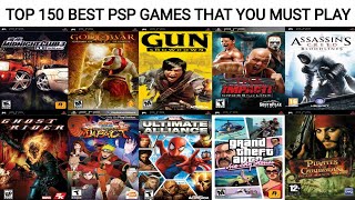 Top 150 Game PSP Terbaik Yang Wajib Kalian Mainkan | Game PSP Terbaik | Emulator PSP 4K