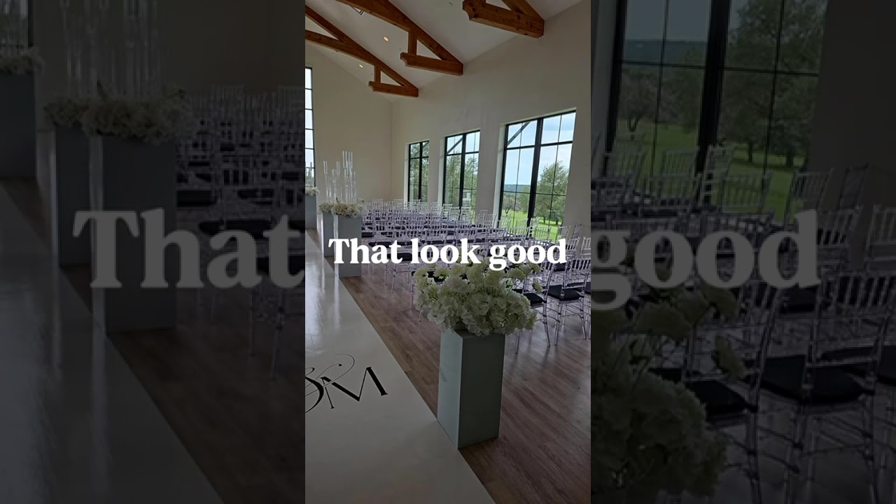 Event rentals San Antonio – Clear Chiavari chair rentals for elegant, upscale events.