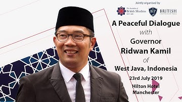 A Peaceful Dialogue with Governor Ridwan Kamil