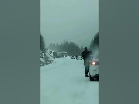 Дорога Кызыл - Абакан / Зима берёт своё - YouTube