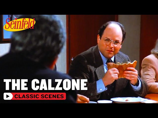 George Gets Steinbrenner Addicted To Calzones | The Calzone | Seinfeld class=