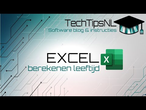 Excel - Leeftijden berekenen