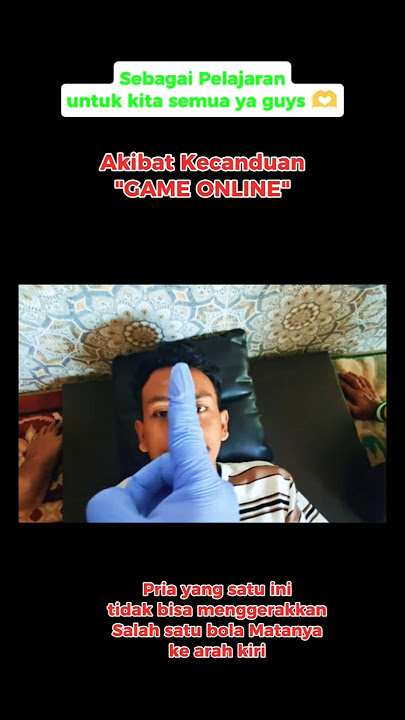 Woww‼️inilah akibat jika sudah kecanduan game online ⁉️