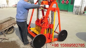 QMJ4-45 Mobile block machine