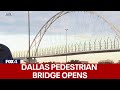 New pedestrian bridges opens over Central Expressway
