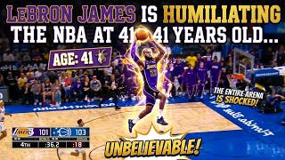 LeBron James Is HUMILIATING the NBA at 41 Years Old… 😱