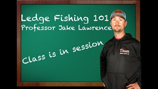 Ledge Fishing 101 - How to find and catch offshore bass with Jake Lawrence