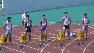 20150620 中国高校総体陸上 男子100m決勝