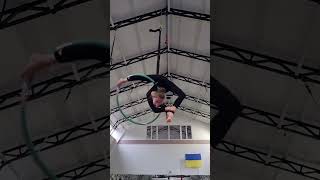 тренировка. Aerial hoop