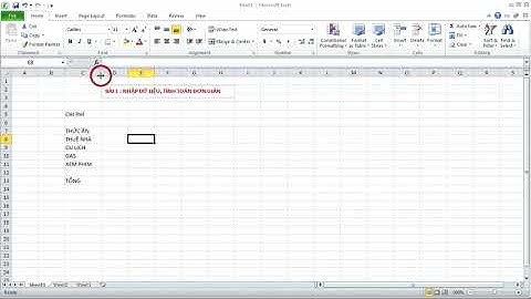 Học excle cơ bản Học Excel cơ bản  01 Nhập dữ liệu và tính toán đơn giản trong Excel 480p Trim