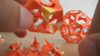 Taller de Origami de Moléculas. Fullereno  Parte 1