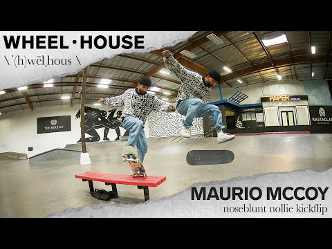 Maurio McCoy And His Stylish Nose Blunt Nollie Kickflip | Wheelhouse