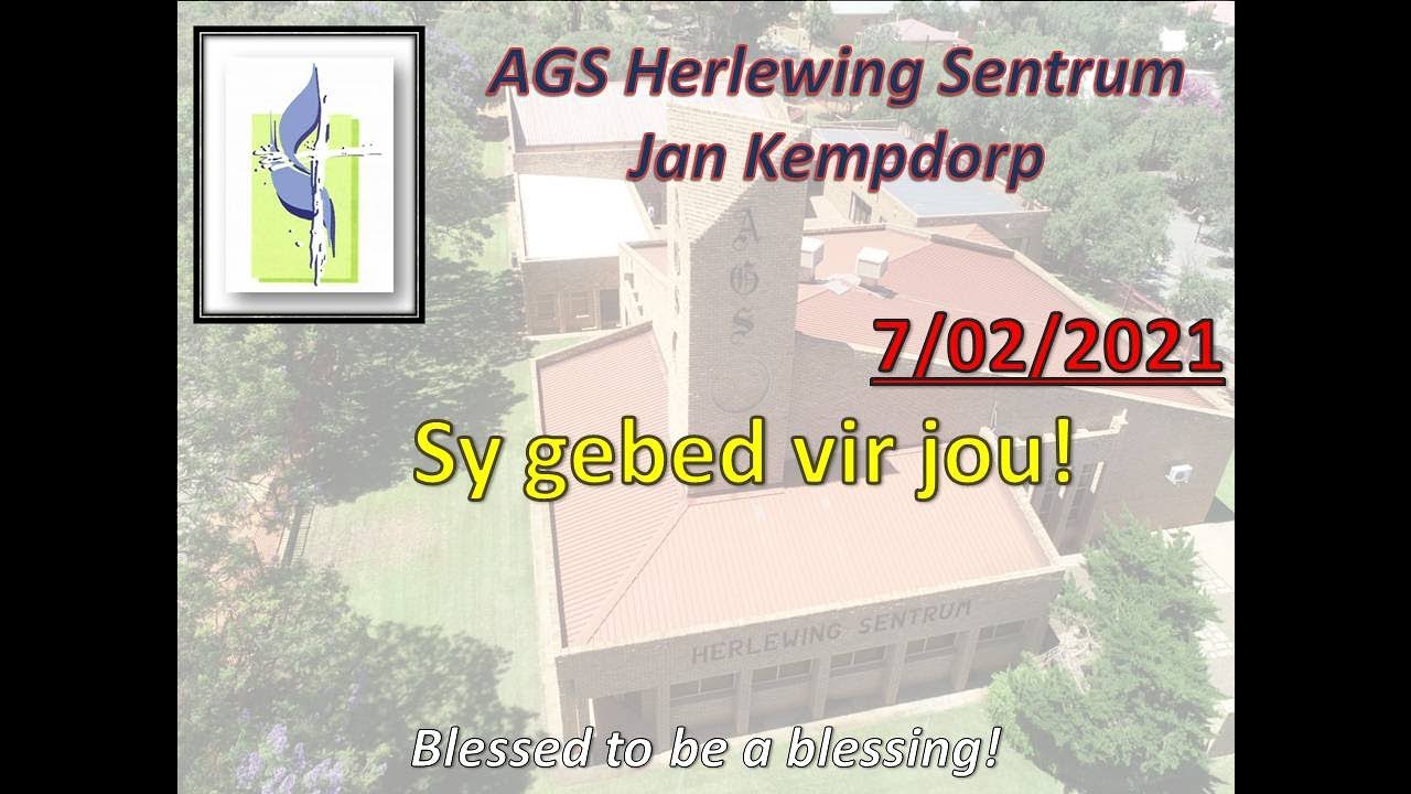 Sy gebed vir jou