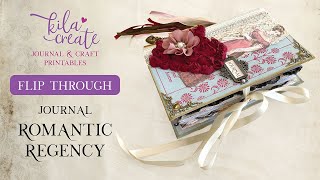 Romantic Regency Journal Flip Through | KILA Create Printables