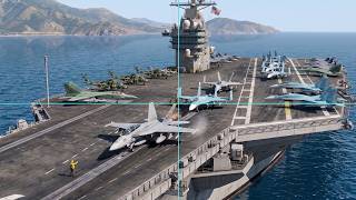 Russian Jet Ready for Takeoff from Aircraft Carrier Shot Down by Missile screenshot 3