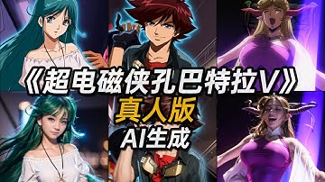 【Super Electromagnetic Robo Combattler V real person Made by AI 超電磁ロボコン・バトラーＶ 実写版《超电磁侠孔巴特拉V》真人版【AI生成