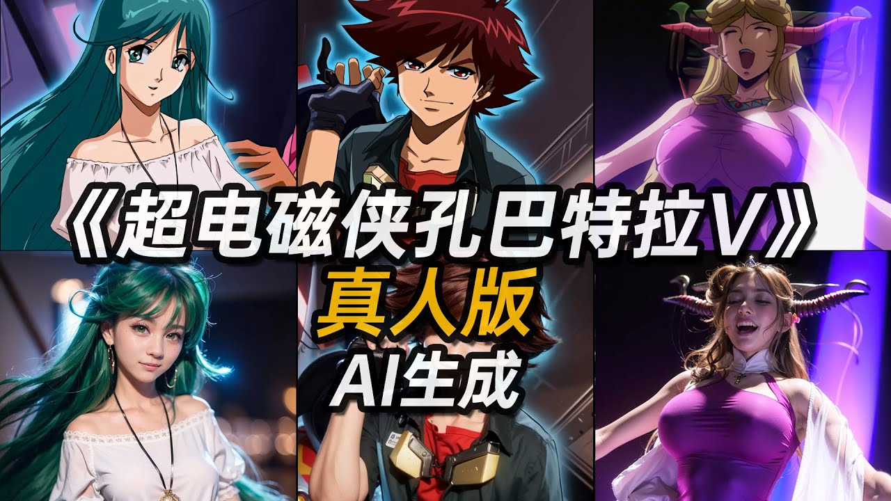 Super Electromagnetic Robo Combattler V real person Made by AI 超 