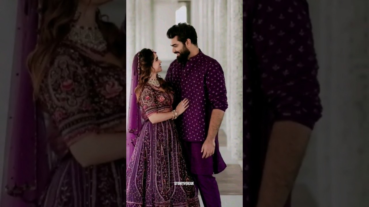 arati podi engagement dress TIES AND BONDS | "Wrapped in the stunning shades of violet, the Arathi podi costume is a sight to behold, elevating beauty to new heights." @arati_podi