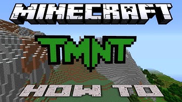Minecraft ~8 Bit~ HOW TO : TMNT Logo/Icon ( Tutorial ) /W Killerkev
