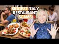 Biggest italy restaurant scams  must  watch before you visit italy i italy travel