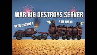 THE WAR RIG MUST BE STOPPED !!! - Space Engineers Wasteland Server