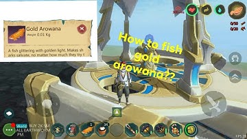 Utopia Origin| How to fish gold arowana ???[Cách câu cá rồng vàng]