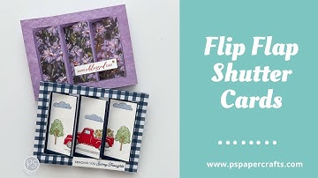 How to make Flip Flap Shutter Cards
