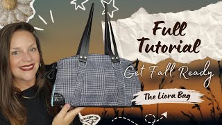 JOIN me as we sew up a beautiful East West style bag 🍁🎉 The Liora Bag is fashionable and functional!