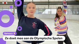 Kunstschaatsster Lindsay van Zundert beantwoordt vragen van kinderen