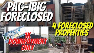 1,000 PESOS DOWNPAYMENT ONLY | 4 FORECLOSED PROPERTIES | CABUYAO LAGUNA