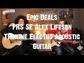 Epic Deals - PRS SE Alex Lifeson Thinline Electro Acoustic Guitar
