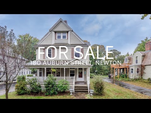 180 Auburn Street, Newton, MA home video tour
