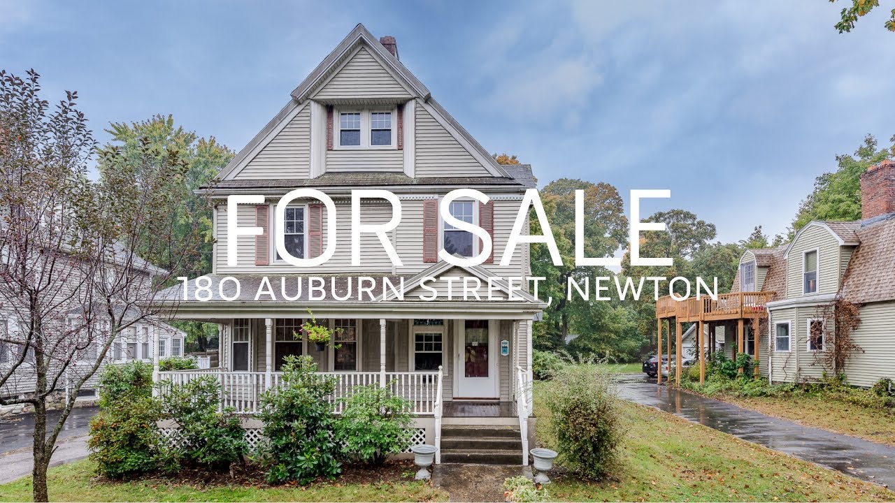 For Sale 180 Auburn Street, Newton, MA 02466 by Dwell360 YouTube