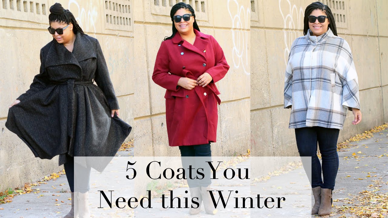 5 Coats You Need this Winter (Plus Size) - YouTube