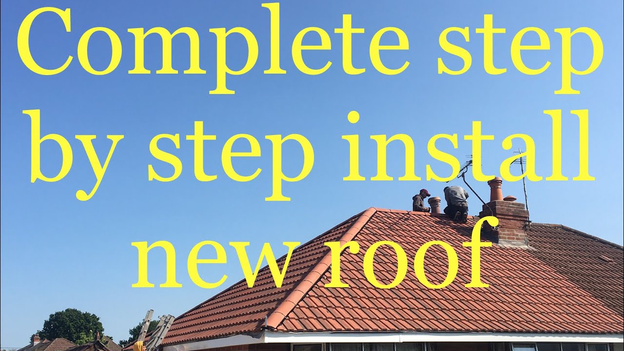 New Roof Start to Finish compilation of short videos step step by step ...