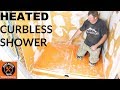 Heated Schluter Curbless Shower Pan: Schluter Curbless Shower (Part 7)