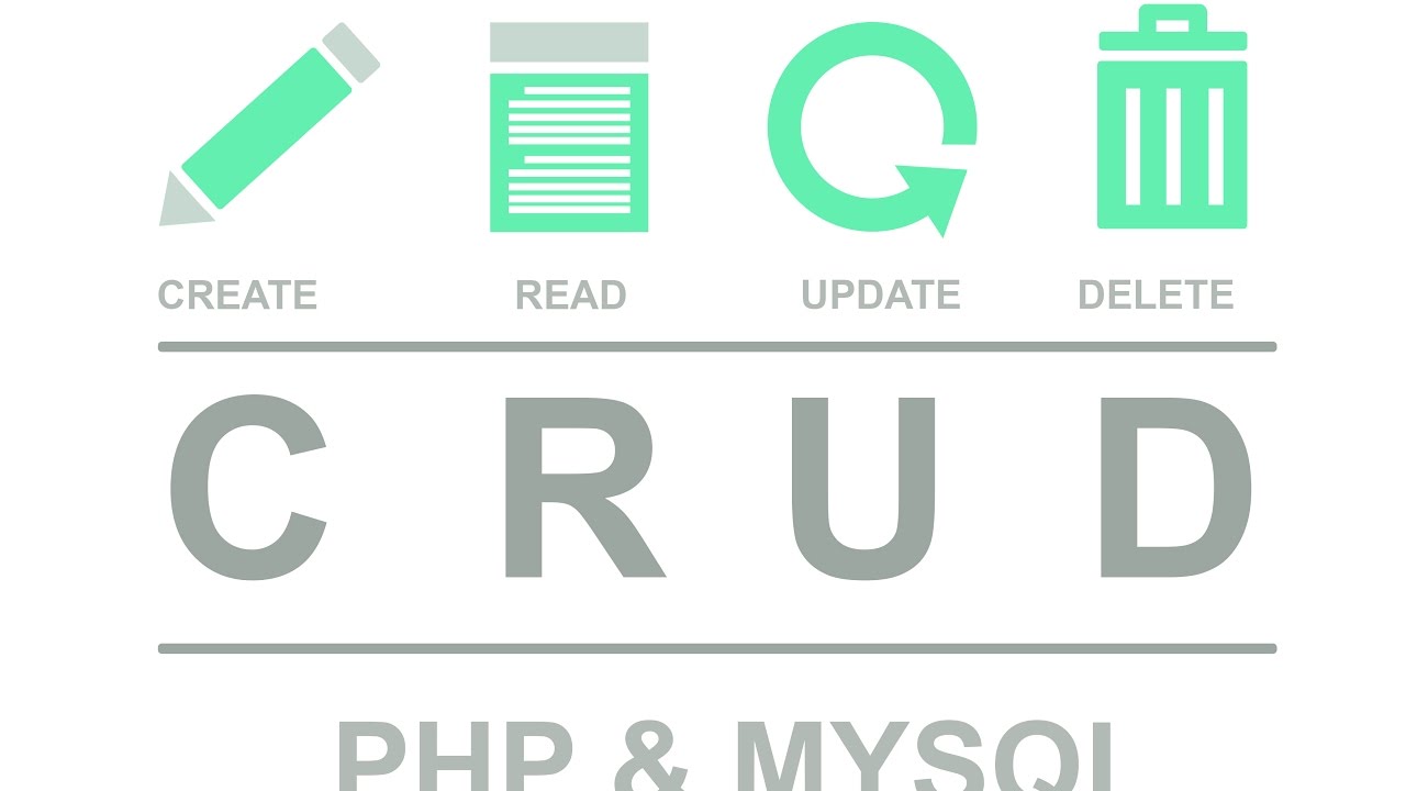 CRUD dengan PHP dan MySql Edit dan Delete Data - YouTube