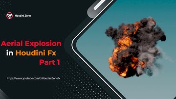 Houdini Aerial Explosion | Part 1 | Houdini Fx | Houdini Zone |