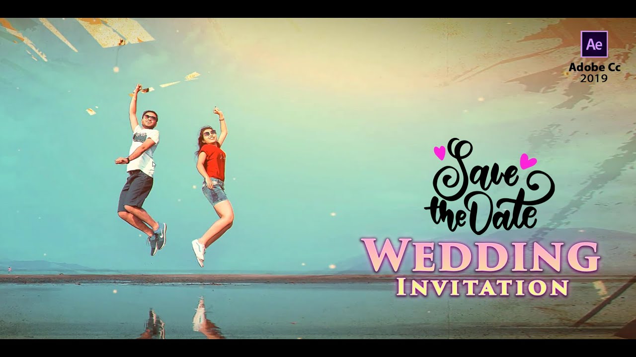 ADOBE AFTER EFFECTS CC WEDDING INVITATION PAINT BRUSH PROJECT 2020 PROJECT I 