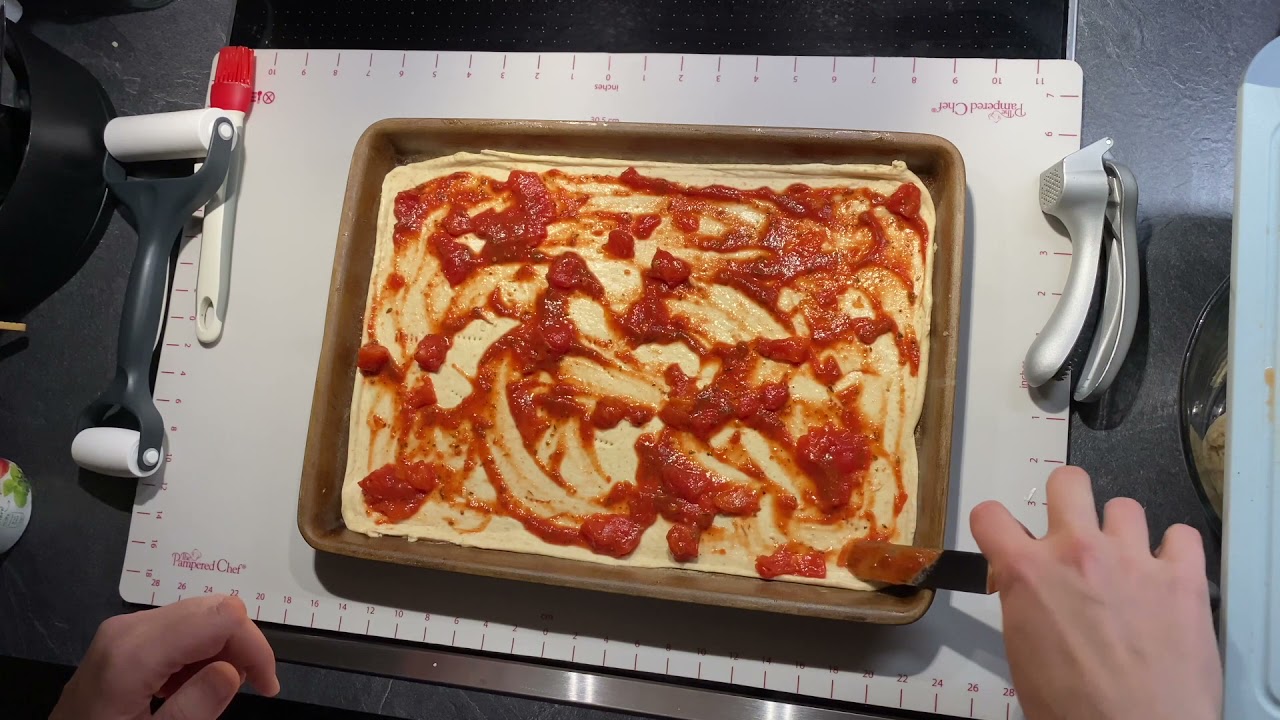 Pizza auf dem Ofenzauberer