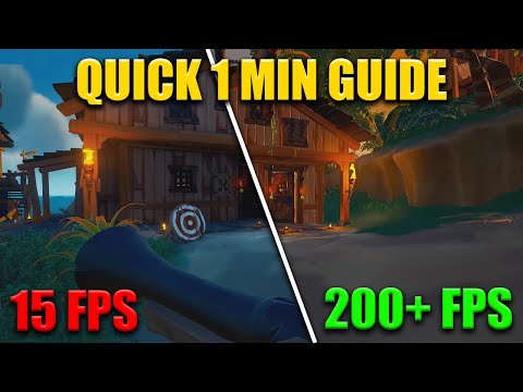 Sea of Thieves - How to Drastically Boost FPS (Remove Grass and Shadows)