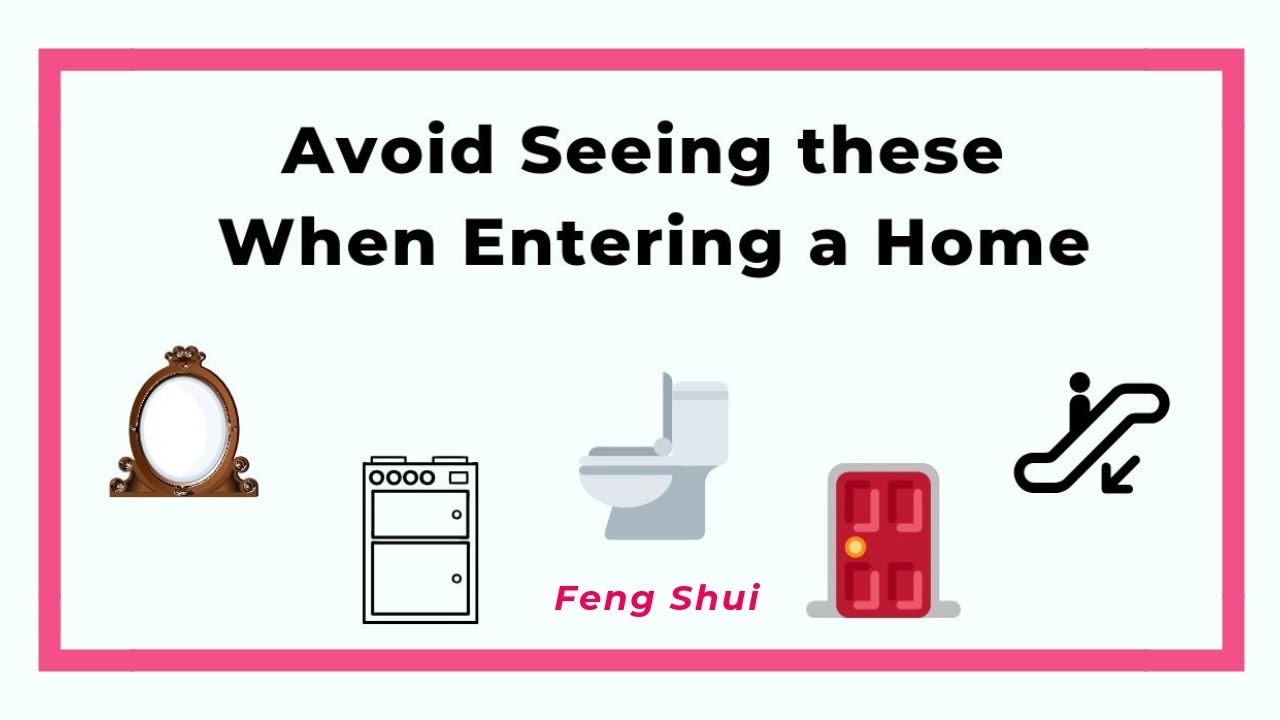 Avoid Seeing These 5 Objects From The Entrance Door Directly - From Feng  Shui Perspective - Youtube