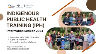 Indigenous Public Health Training: Information Session 2024