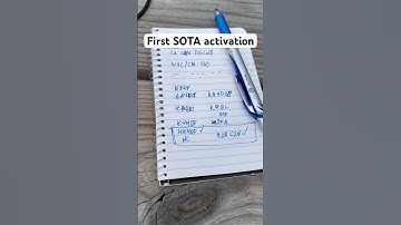 My first SOTA contact in Morse code #morsecode #hamradio