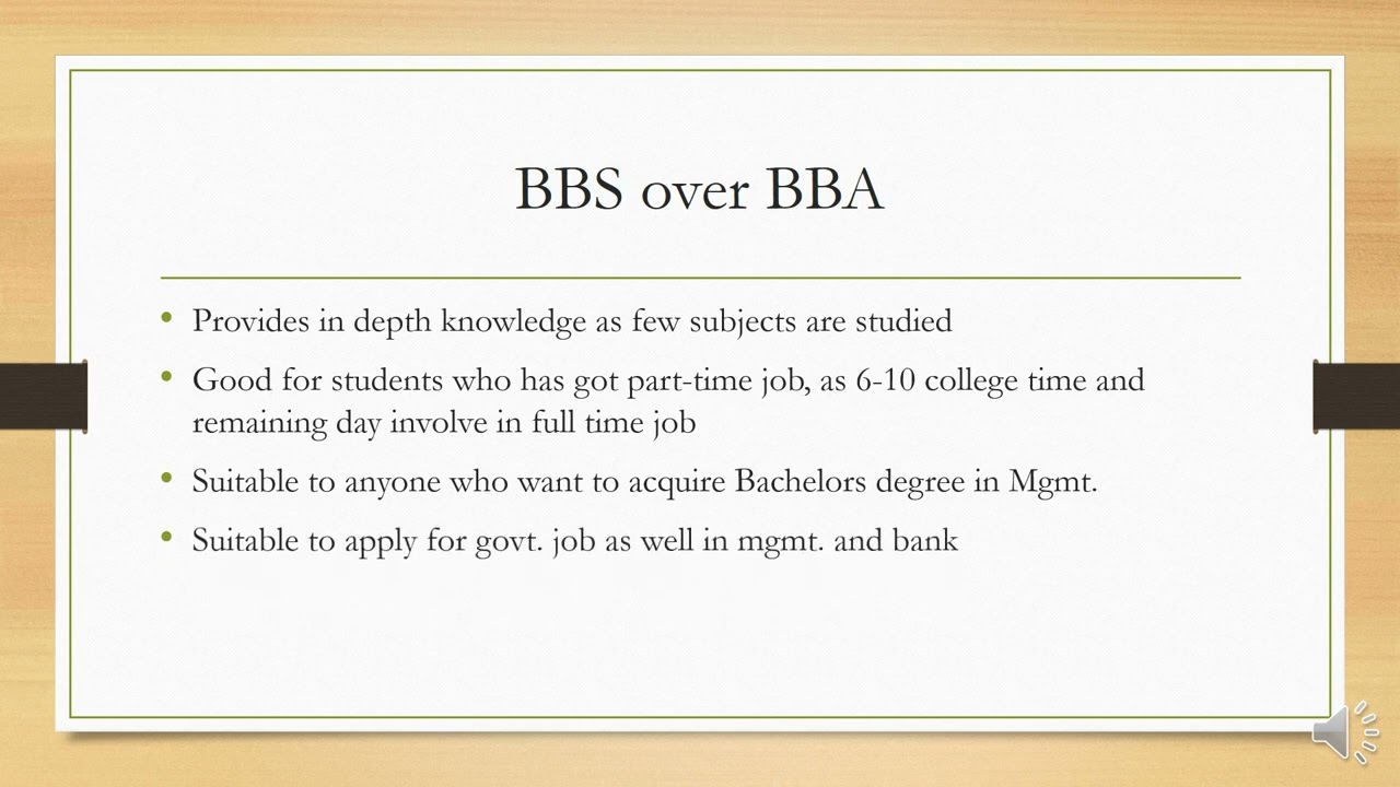 BBA vs. BBS II Most Honest Comparison II Best video u can ever find in Comparison II Which Degree???
