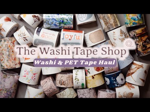 Washi Tape Shop Haul ✨ new washi tape sticker sets, wide tapes